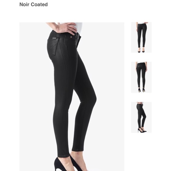 NEW Hudson Coated Krista Super Skinny Jeans - Picture 3 of 8